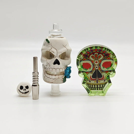 ~Led Skull Nectar Collector