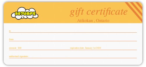 807Vape Gift Card